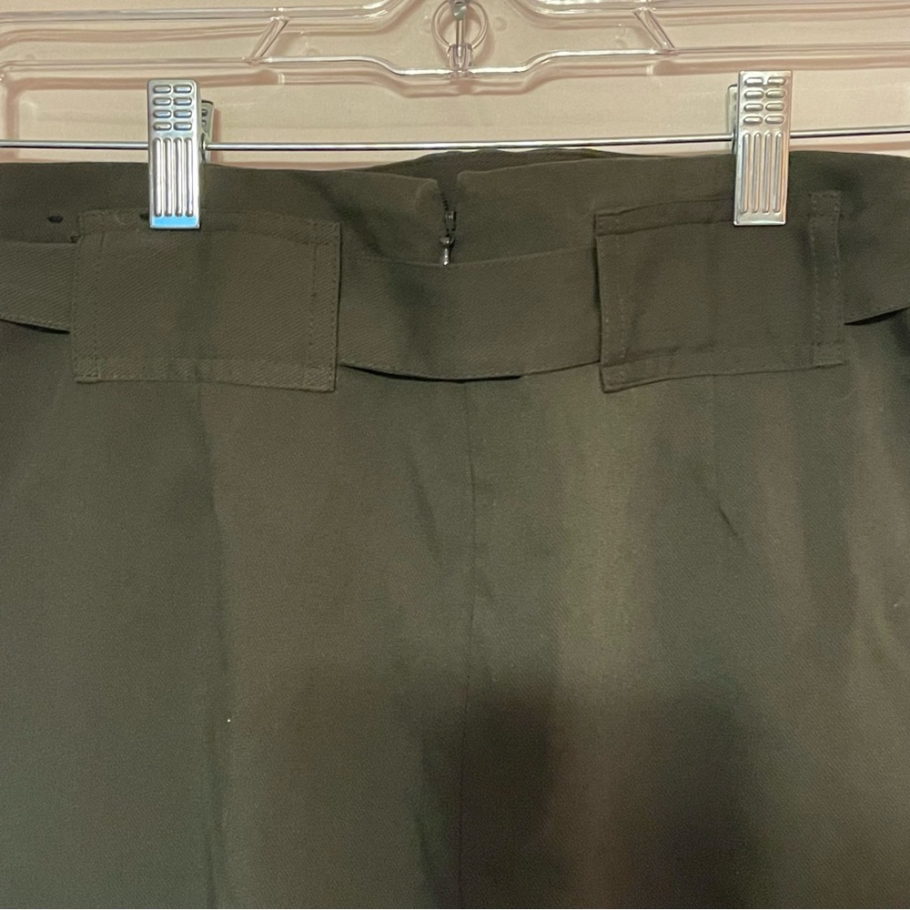 Banana Republic Factory Tie Front Pencil Skirt 2P #258 Green - Picture 4 of 8